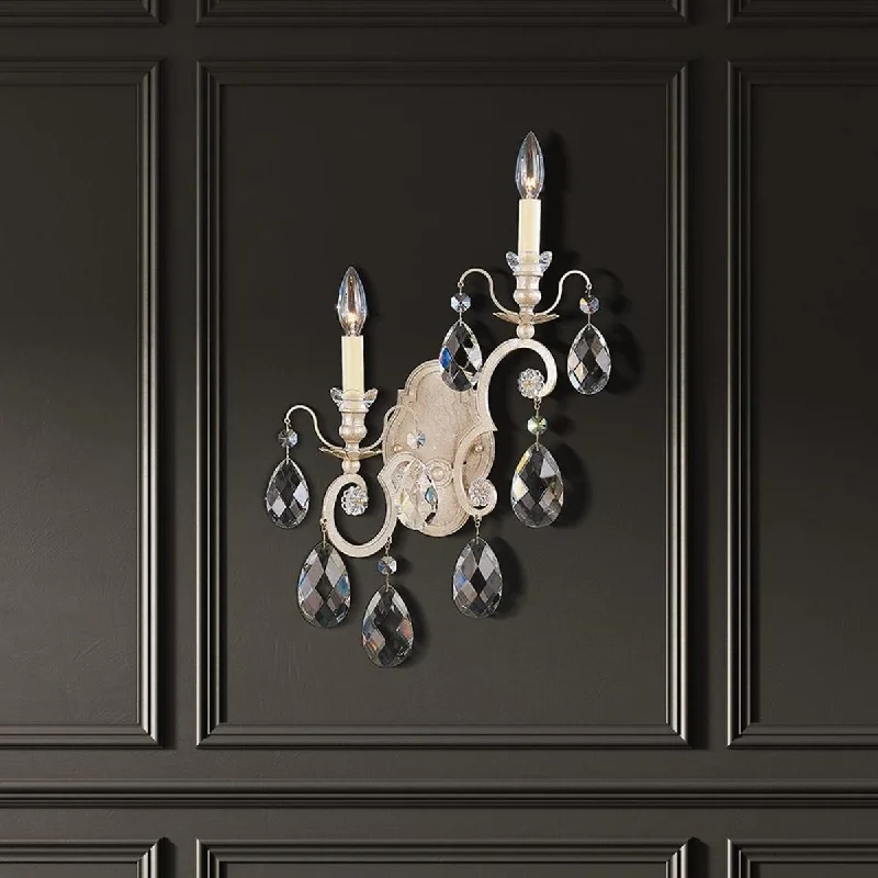 Industrial Lighting for Chemical PlantsRenaissance 23 inch French Gold Wall Sconce with Heritage Crystal