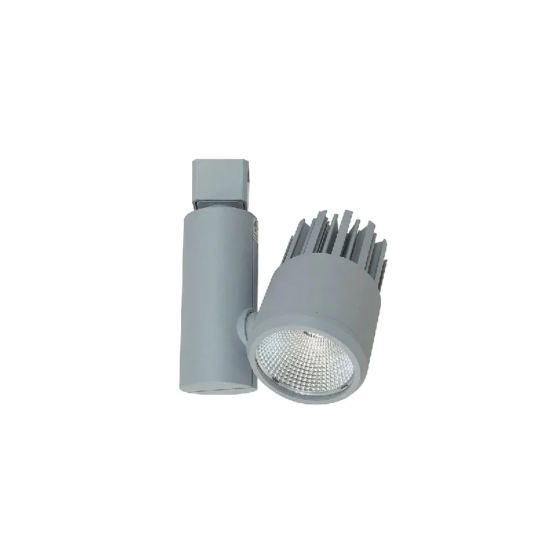Industrial Lighting for Food Processing FactoriesAiden LED Track Head 15W 1300 Lumens 3000K, Halo, 19° / 40°, Silver Industrial Lighting for Food Processing FactoriesAiden LED Track Head 15W 1300 Lumens 3000K, Halo, 19° / 40°, Silver