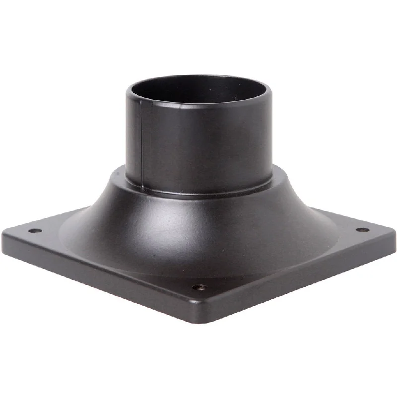 Low - Bay Industrial Lighting Fixtures for Small FactoriesPost Adapter Base for 3" Post Tops in Oiled Bronze Outdoor Low - Bay Industrial Lighting Fixtures for Small FactoriesPost Adapter Base for 3" Post Tops in Oiled Bronze Outdoor