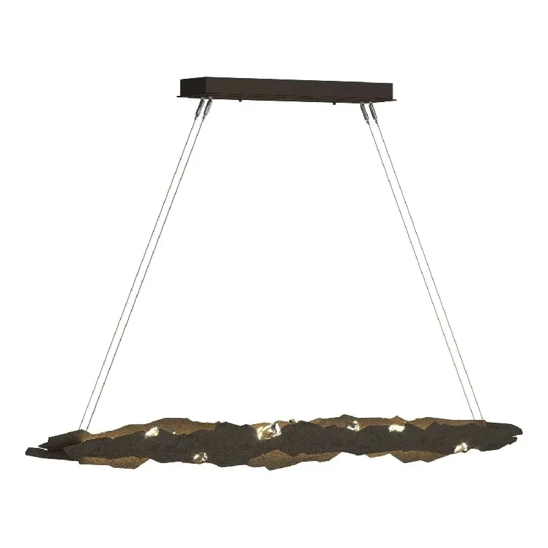 Track lighting for illuminating dining tablesTrack lighting with a brushed nickel finishTrove LED Pendant Track lighting for illuminating dining tablesTrack lighting with a brushed nickel finishTrove LED Pendant