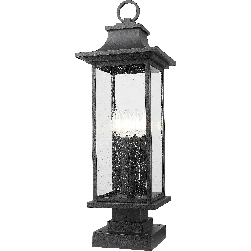 Track lighting with a sleek profileIndustrial - style track lighting for loftsTiberius 4-Light Outdoor Pier Mounted Fixture Track lighting with a sleek profileIndustrial - style track lighting for loftsTiberius 4-Light Outdoor Pier Mounted Fixture