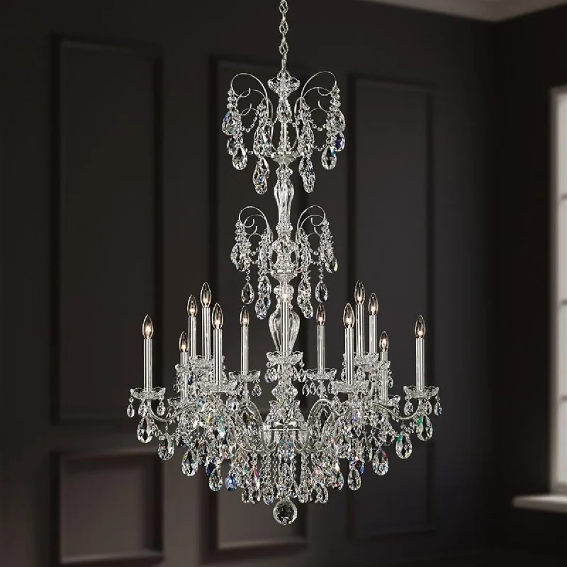 Industrial Lighting for Printing Press FacilitiesSonatina 14 Light Etruscan Gold Chandelier with Clear Heritage Crystals Industrial Lighting for Printing Press FacilitiesSonatina 14 Light Etruscan Gold Chandelier with Clear Heritage Crystals