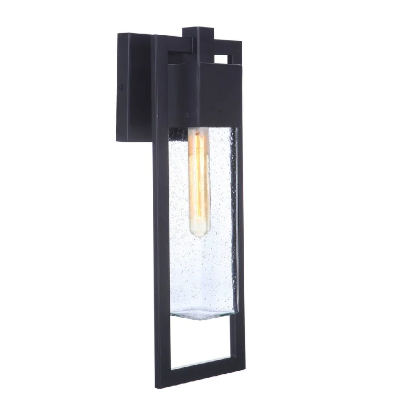Industrial Exit Sign Lighting for Quick EvacuationPerimeter 1 Light Medium Outdoor Wall Lantern in Midnight Industrial Exit Sign Lighting for Quick EvacuationPerimeter 1 Light Medium Outdoor Wall Lantern in Midnight