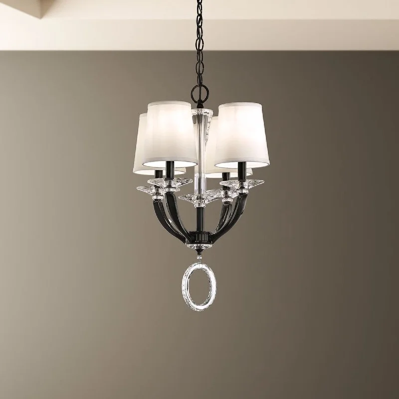 Industrial Lighting with High CRI (Color Rendering Index) for True Color PerceptionEmilea 16 inch 4 Lights Heirloom Gold Pendant with Clear Optic Crystals Industrial Lighting with High CRI (Color Rendering Index) for True Color PerceptionEmilea 16 inch 4 Lights Heirloom Gold Pendant with Clear Optic Crystals