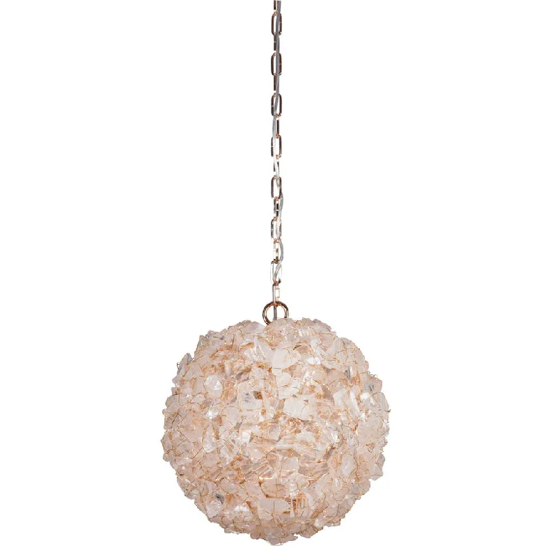 Industrial Lighting for Woodworking FactoriesRoxx 1 Light Large Pendant in Gilded w/Quartz Crystals Industrial Lighting for Woodworking FactoriesRoxx 1 Light Large Pendant in Gilded w/Quartz Crystals