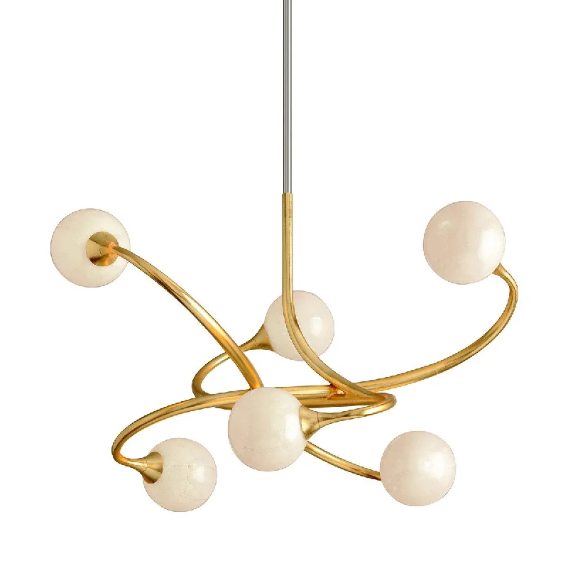 Track lighting with swivel heads for precise aimingTrack lighting with a decorative track designSignature Chandelier
