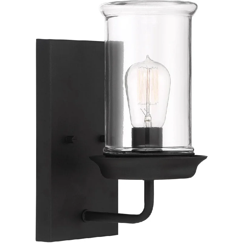 Industrial Lighting for Printing Press FacilitiesHomestead 1 Light Outdoor Wall Sconce in Espresso