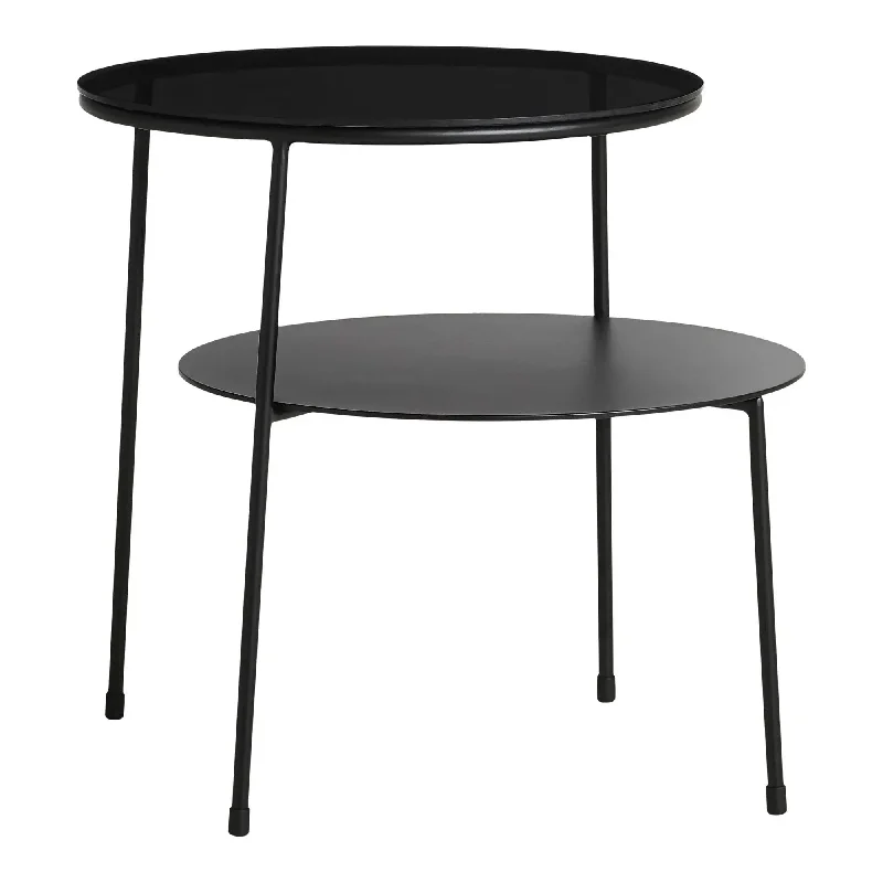 Track lighting with integrated LED driversTrack lighting with frosted glass shadesDuo Side Table