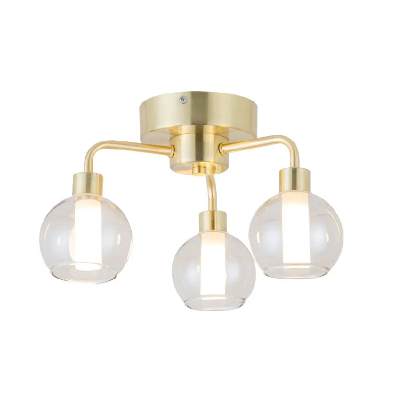 Track lighting with a long - lasting lifespanTrack lighting for creating a focal pointReyna Semi Flush Bathroom Ceiling Light IP44 - Chrome Track lighting with a long - lasting lifespanTrack lighting for creating a focal pointReyna Semi Flush Bathroom Ceiling Light IP44 - Chrome