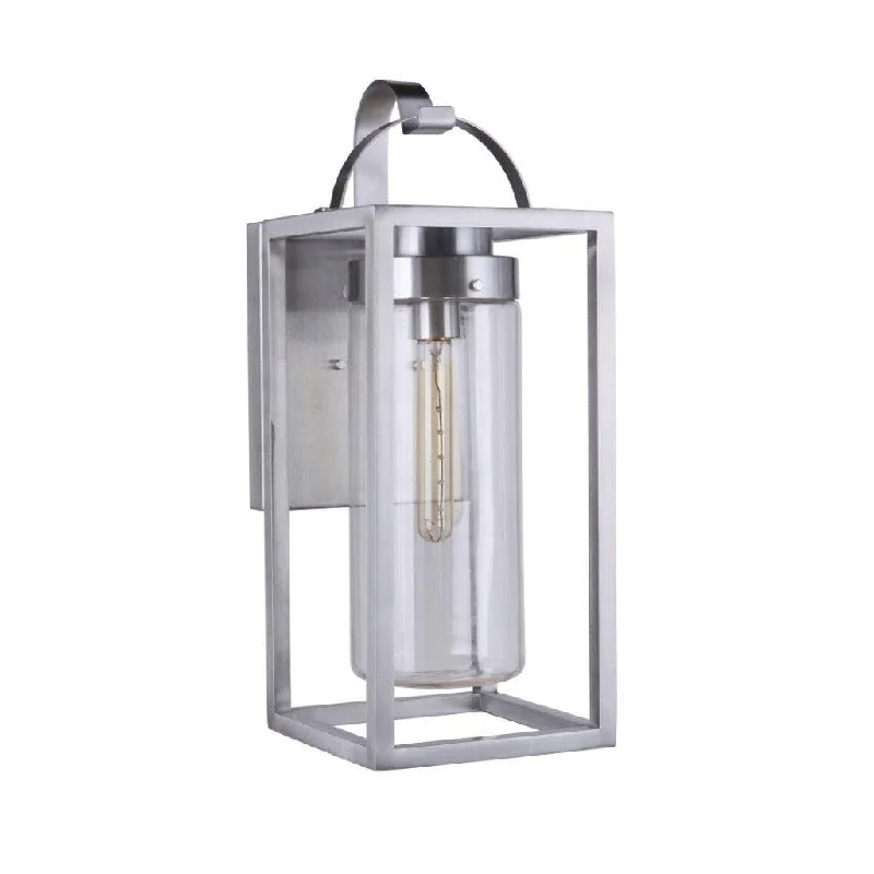 Industrial Lighting with High CRI (Color Rendering Index) for True Color PerceptionNeo 1 Light Medium Outdoor Wall Lantern in Satin Aluminum Industrial Lighting with High CRI (Color Rendering Index) for True Color PerceptionNeo 1 Light Medium Outdoor Wall Lantern in Satin Aluminum