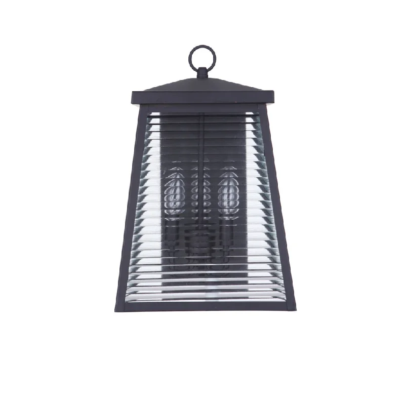 Industrial Lighting with High CRI (Color Rendering Index) for True Color PerceptionArmstrong 3 Light Large Outdoor Wall Lantern in Midnight Industrial Lighting with High CRI (Color Rendering Index) for True Color PerceptionArmstrong 3 Light Large Outdoor Wall Lantern in Midnight