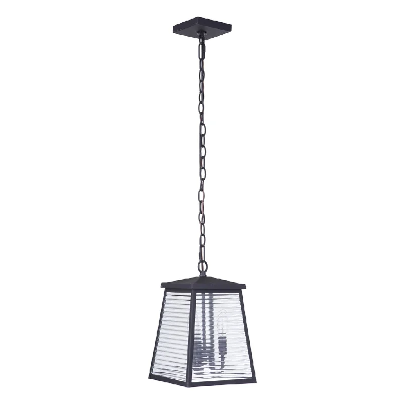 Waterproof Industrial Lighting for Wet AreasArmstrong 3 Light Outdoor Pendant in Midnight