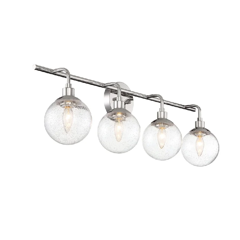 Industrial Lighting for Printing Press FacilitiesQue 4 Light Vanity in Chrome