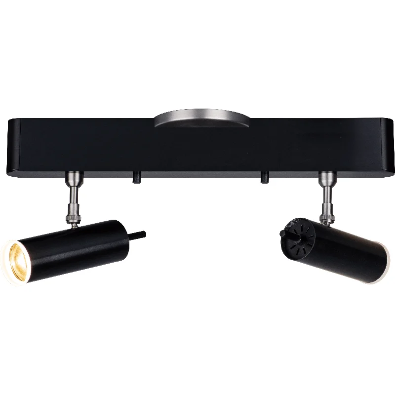 Rustic track lighting for farmhouse decorContemporary track lighting in black finishFocus 2-Light Track Light Rustic track lighting for farmhouse decorContemporary track lighting in black finishFocus 2-Light Track Light