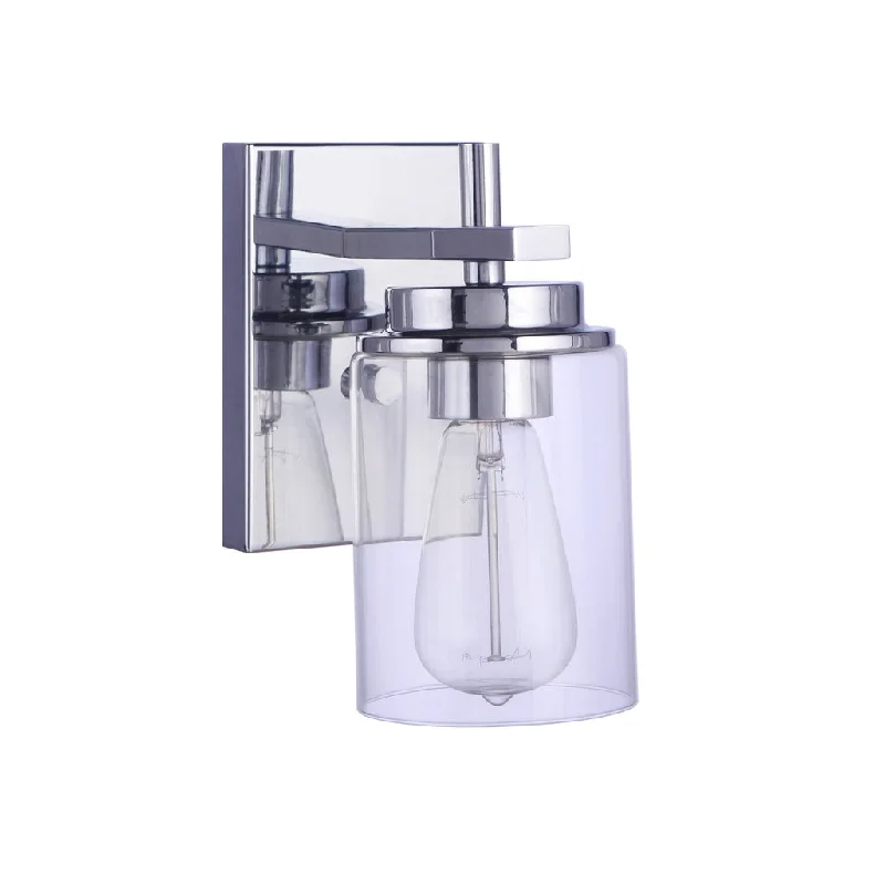 Industrial Pendant Lighting for Machine ShopsReeves 1 Light Wall Sconce in Chrome