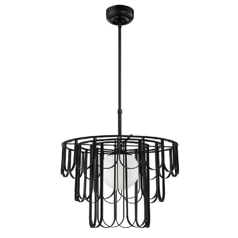 Adjustable Industrial Lighting for Flexible IlluminationMelody 1 Light Pendant in Flat Black Adjustable Industrial Lighting for Flexible IlluminationMelody 1 Light Pendant in Flat Black