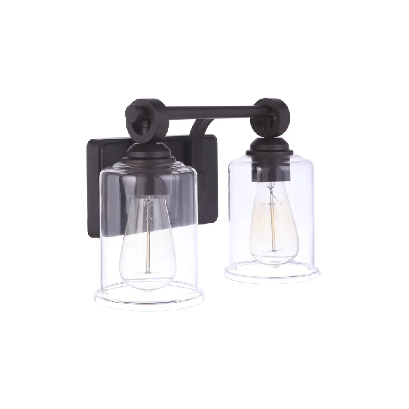 Adjustable Industrial Lighting for Flexible IlluminationRomero 2 Light Vanity in Espresso Adjustable Industrial Lighting for Flexible IlluminationRomero 2 Light Vanity in Espresso