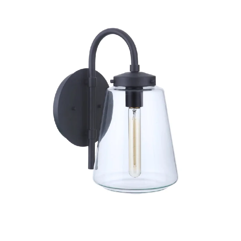 Corrosion - Resistant Industrial Lighting for Coastal FactoriesLaclede 1 Light Medium Outdoor Wall Lantern in Midnight Corrosion - Resistant Industrial Lighting for Coastal FactoriesLaclede 1 Light Medium Outdoor Wall Lantern in Midnight