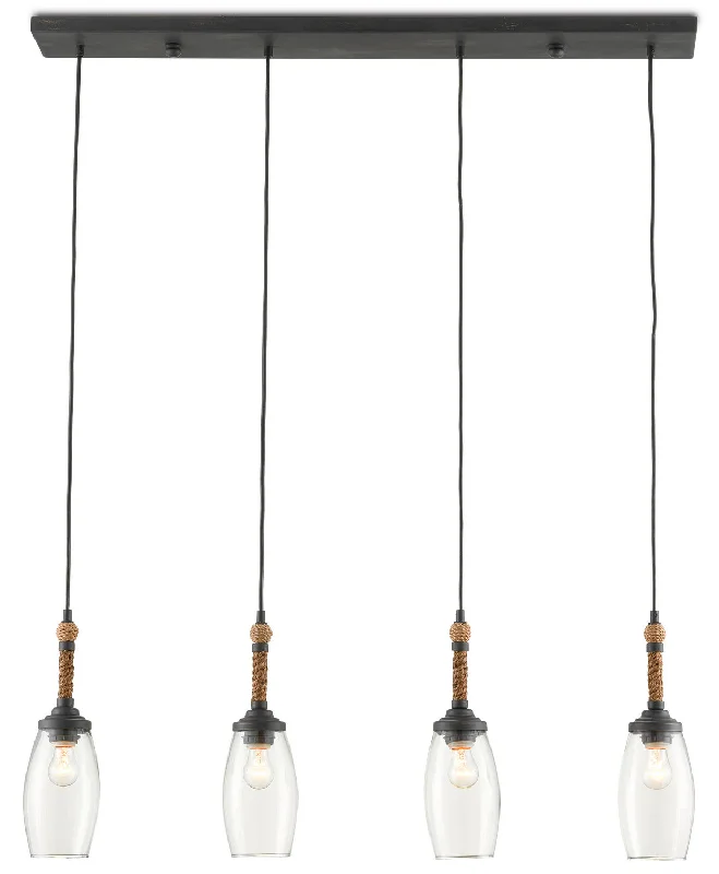 Dust - Resistant Industrial Lighting for Dirty WorkspacesHightider Four Light Chandelier