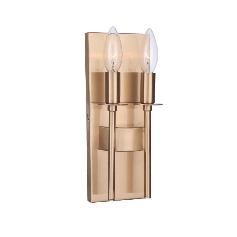 Adjustable Industrial Lighting for Flexible IlluminationLarrson 2 Light Wall Sconce in Satin Brass Adjustable Industrial Lighting for Flexible IlluminationLarrson 2 Light Wall Sconce in Satin Brass