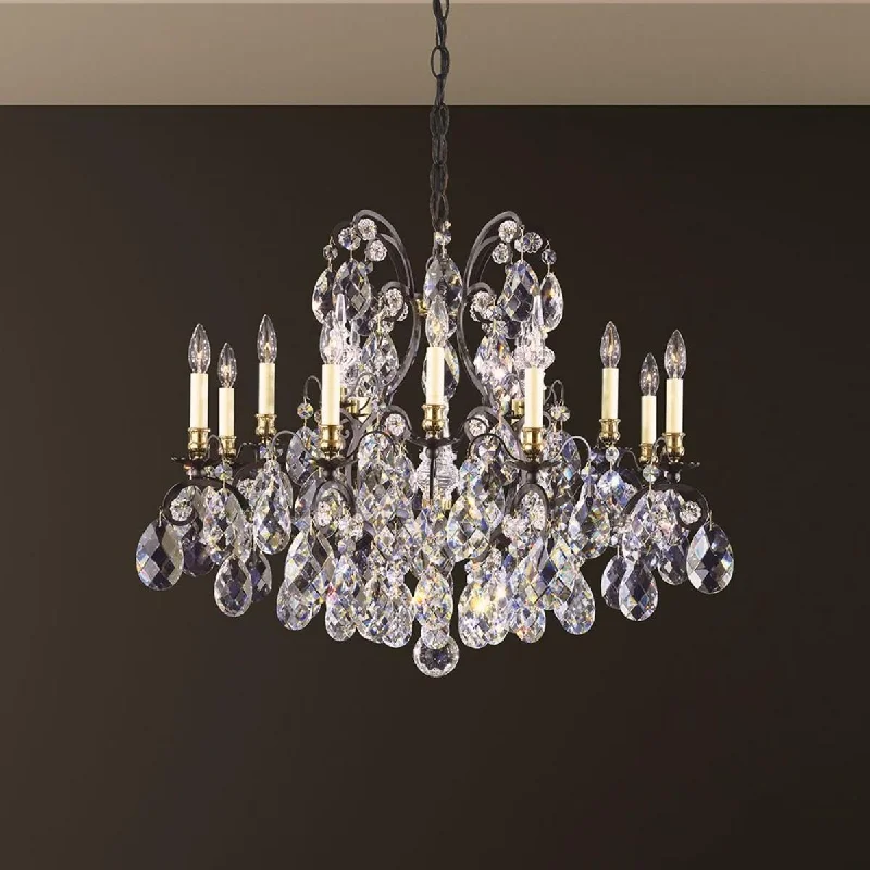 Dust - Resistant Industrial Lighting for Dirty WorkspacesRenaissance 13 Light French Gold Chandelier with Crystals from Swarovski