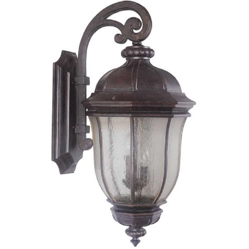 Industrial Pendant Lighting for Machine ShopsHarper 3 Light Extra Large Outdoor Wall Lantern in Peruvian Bronze Outdoor