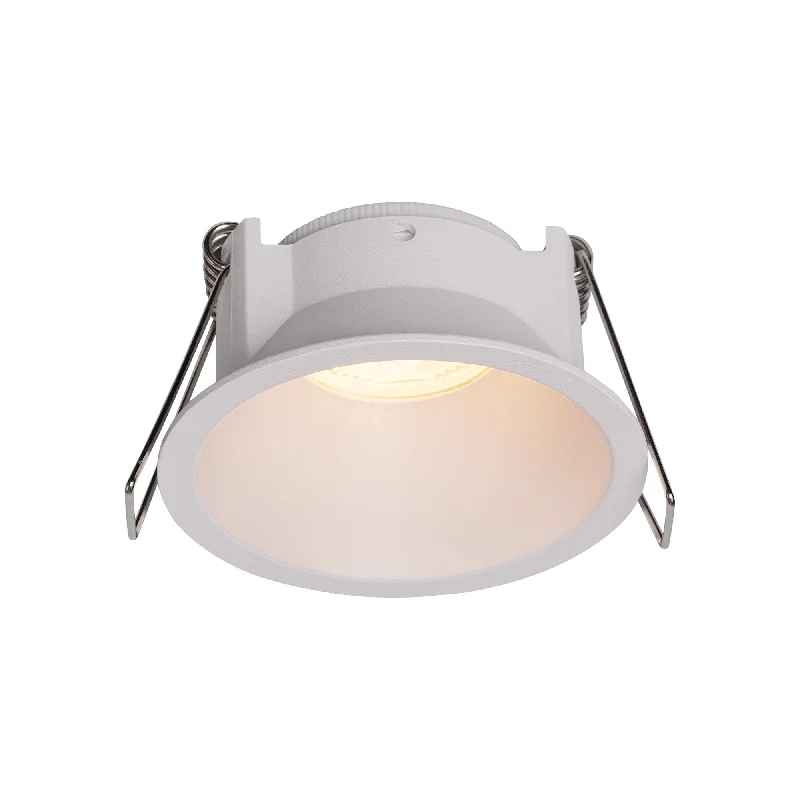 Track lighting with a brushed nickel finishTrack lighting for small apartmentsKiel Recessed Spotlight IP54 - White/Black