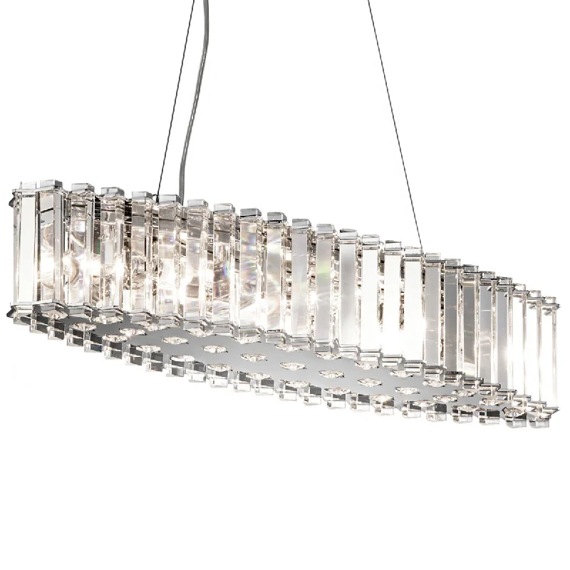 Track lighting for creating a focal pointTrack lighting with a decorative track designCrystal Skye 8/12 Light Island Chandelier IP44 Track lighting for creating a focal pointTrack lighting with a decorative track designCrystal Skye 8/12 Light Island Chandelier IP44