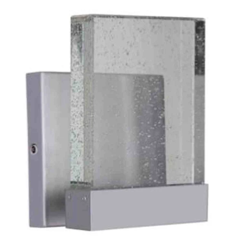 Industrial Exit Sign Lighting for Quick EvacuationAria II 1 Light Medium LED Outdoor Wall Mount in Satin Aluminum Industrial Exit Sign Lighting for Quick EvacuationAria II 1 Light Medium LED Outdoor Wall Mount in Satin Aluminum