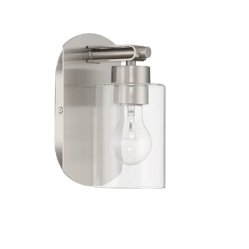 Industrial Lighting for Electronics ManufacturingHendrix 1 Light Wall Sconce in Brushed Polished Nickel