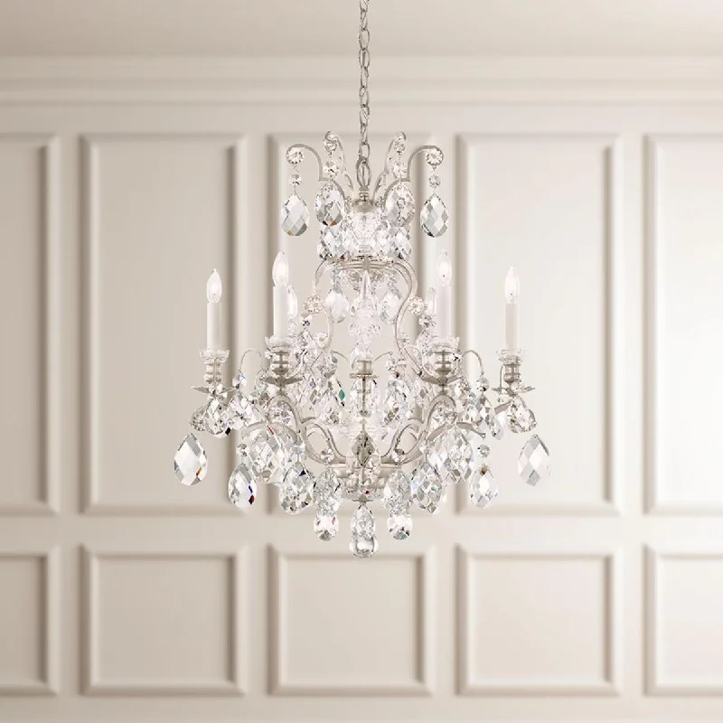 Energy - Efficient Industrial Lighting for Cost - SavingsRenaissance 6 Light Etruscan Gold Chandelier with Heritage Crystal