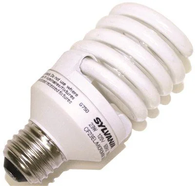 Track lighting with swivel heads for precise aimingTrack lighting for updating office lobbiesSylvania Dulux El Spiral Compact Fluorescent Lamp Micro Mini 23 Watts 120 Volts 2700K 82 Cri Medium Base