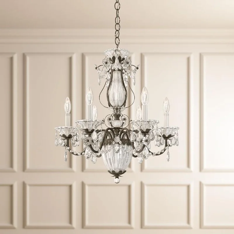 Energy - Efficient Industrial Lighting for Cost - SavingsBagatelle 7 Lights Heirloom Gold Chandelier with Clear Heritage Crystals