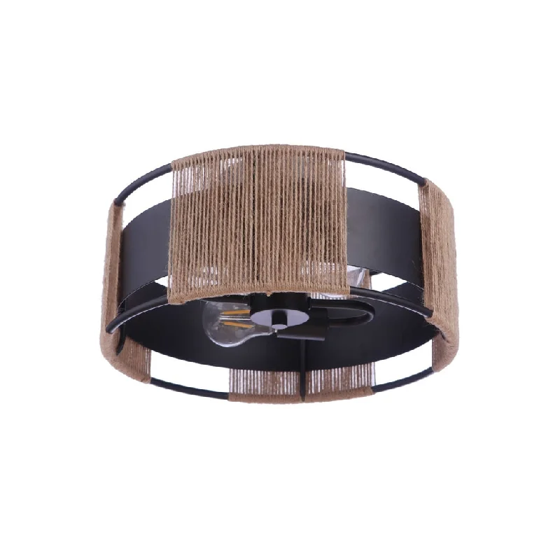 Dimmable Industrial Lighting for Ambiance ControlKensey 2 Light Semi Flush in Flat Black Dimmable Industrial Lighting for Ambiance ControlKensey 2 Light Semi Flush in Flat Black