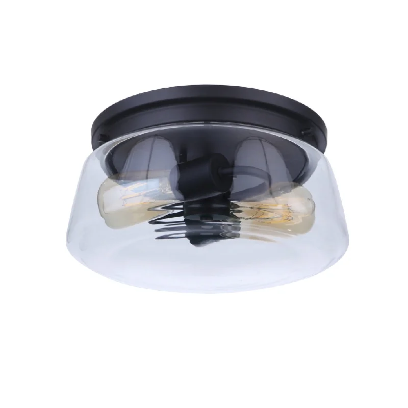 Industrial Lighting for Furniture FactoriesLaclede 2 Light Outdoor Flushmount in Midnight Industrial Lighting for Furniture FactoriesLaclede 2 Light Outdoor Flushmount in Midnight