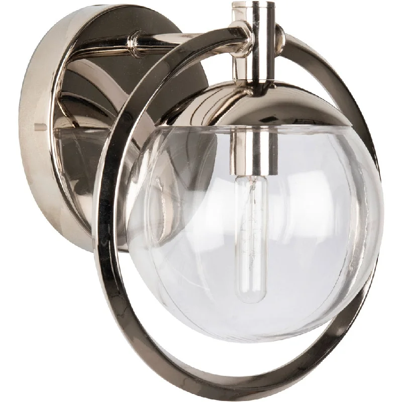 Energy - Efficient Industrial Lighting for Cost - SavingsPiltz 1 Light Wall Sconce in Polished Nickel Energy - Efficient Industrial Lighting for Cost - SavingsPiltz 1 Light Wall Sconce in Polished Nickel