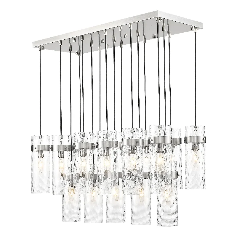 Low - voltage track lighting for safetyTrack lighting with a long - lasting lifespanFontaine 17-Light Linear Chandelier Low - voltage track lighting for safetyTrack lighting with a long - lasting lifespanFontaine 17-Light Linear Chandelier