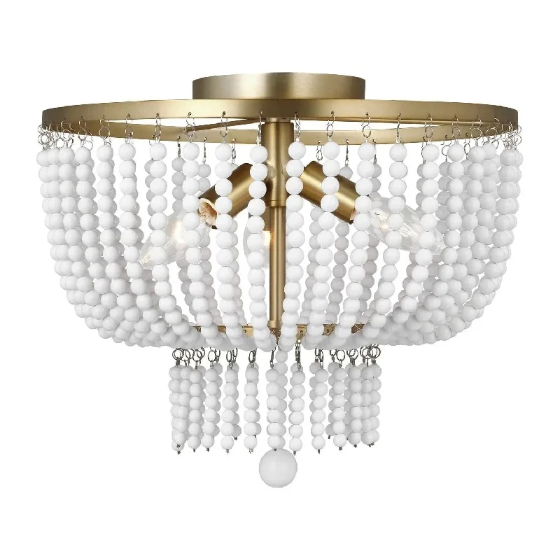 Track lighting with swivel heads for precise aimingTrack lighting for small apartmentsJackie Semi-Flush Mount