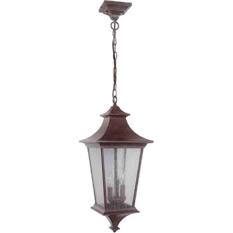 Industrial Task Lighting for Precision WorkstationsArgent II 3 Light Outdoor Pendant in Aged Bronze Industrial Task Lighting for Precision WorkstationsArgent II 3 Light Outdoor Pendant in Aged Bronze