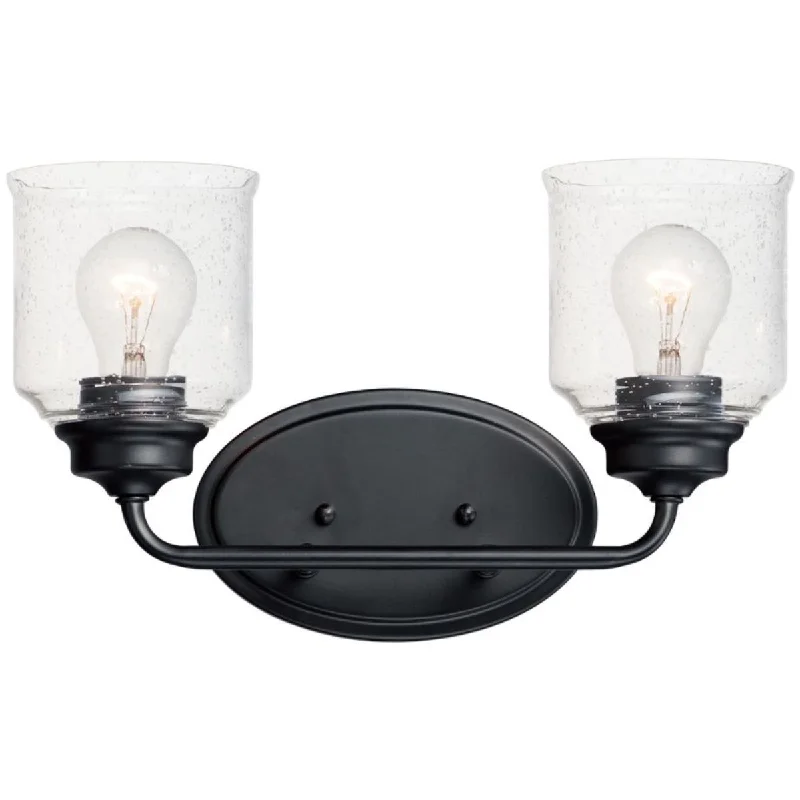 Adjustable Industrial Lighting for Flexible IlluminationAcadia 15 in. 2 Lights Vanity Light Black Finish Adjustable Industrial Lighting for Flexible IlluminationAcadia 15 in. 2 Lights Vanity Light Black Finish