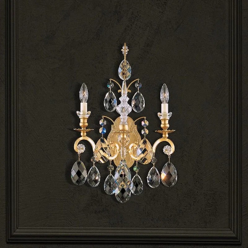Explosion - Proof Industrial Lighting for Hazardous LocationsRenaissance 23 inch Heirloom Bronze Wall Sconce with Crystals from Swarovski