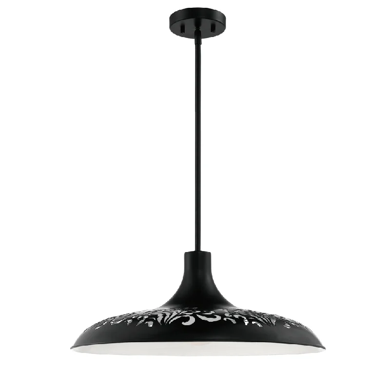 Industrial Lighting for Furniture FactoriesPocco 1 Light Pendant in Flat Black