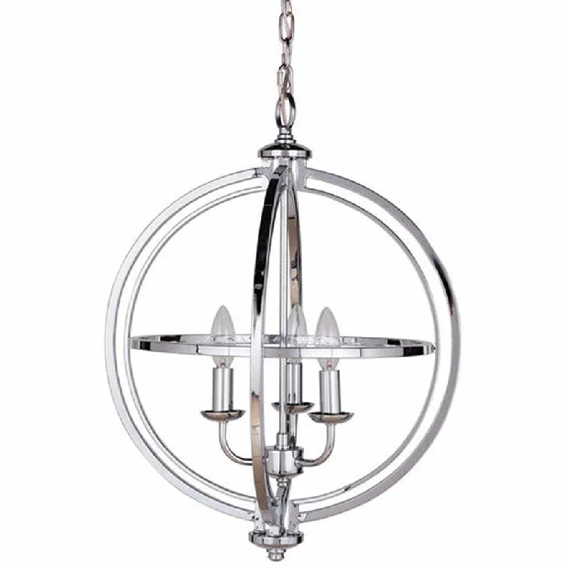 Industrial Emergency Lighting for Safety in FactoriesBerkeley 3 Light Foyer in Chrome