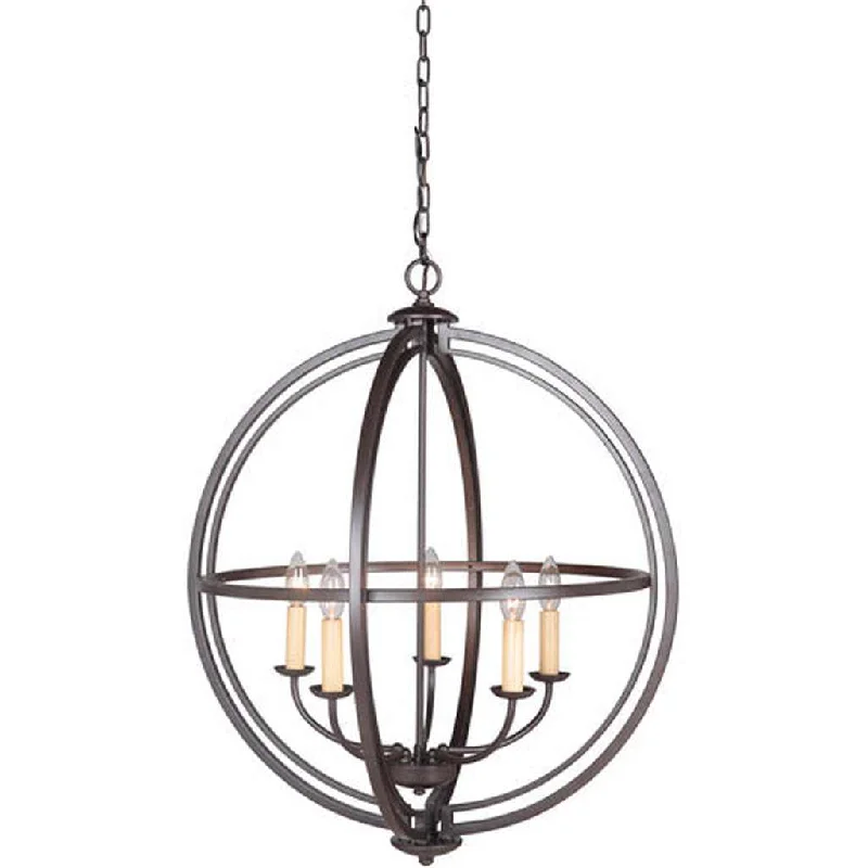 Energy - Efficient Industrial Lighting for Cost - SavingsBerkeley 5 Light Foyer in Espresso Energy - Efficient Industrial Lighting for Cost - SavingsBerkeley 5 Light Foyer in Espresso