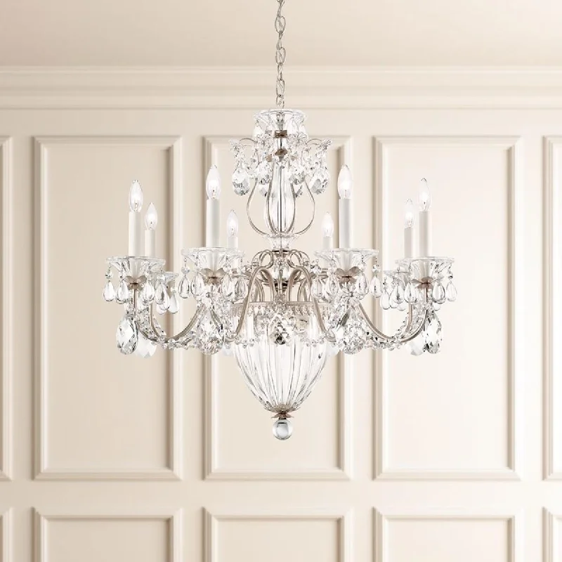 Industrial Lighting for Woodworking FactoriesBagatelle 11 Lights Aurelia Chandelier with Clear Swarovski Crystals Industrial Lighting for Woodworking FactoriesBagatelle 11 Lights Aurelia Chandelier with Clear Swarovski Crystals