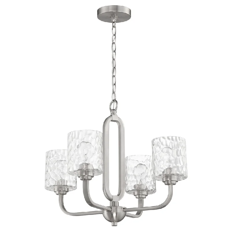 Dimmable Industrial Lighting for Ambiance ControlCollins 4 Light Chandelier in Brushed Polished Nickel Dimmable Industrial Lighting for Ambiance ControlCollins 4 Light Chandelier in Brushed Polished Nickel