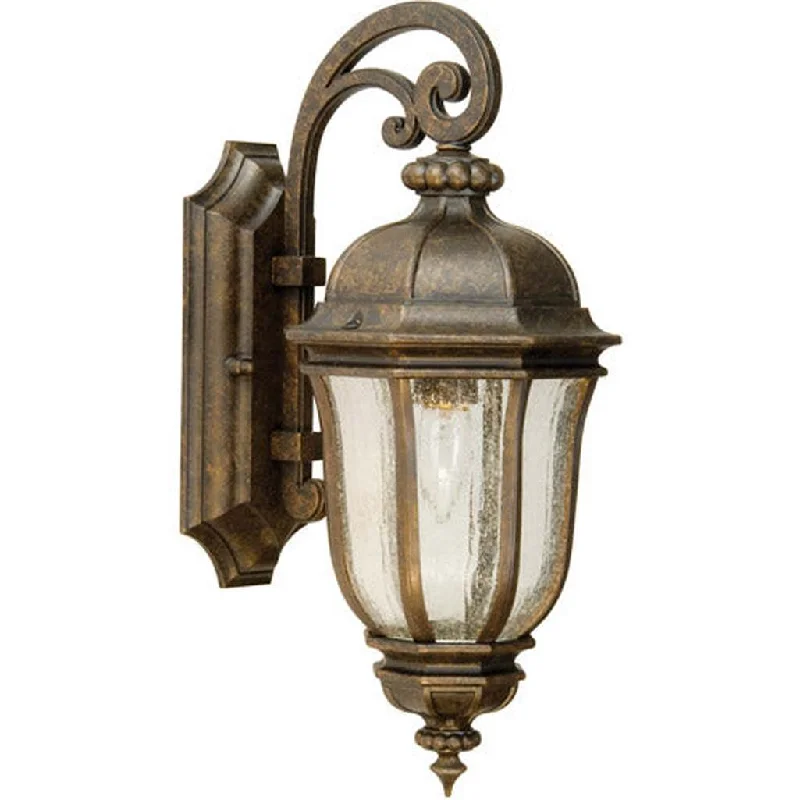 Industrial Lighting for Textile MillsHarper 1 Light Small Outdoor Wall Lantern in Peruvian Bronze Outdoor