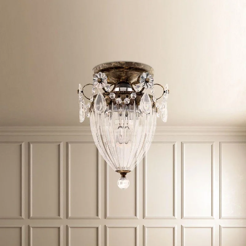 Industrial Flood Lighting for Outdoor Loading DocksBagatelle 10 inch Heirloom Bronze Semi Flush Mount Light with Clear Heritage Crystals Industrial Flood Lighting for Outdoor Loading DocksBagatelle 10 inch Heirloom Bronze Semi Flush Mount Light with Clear Heritage Crystals