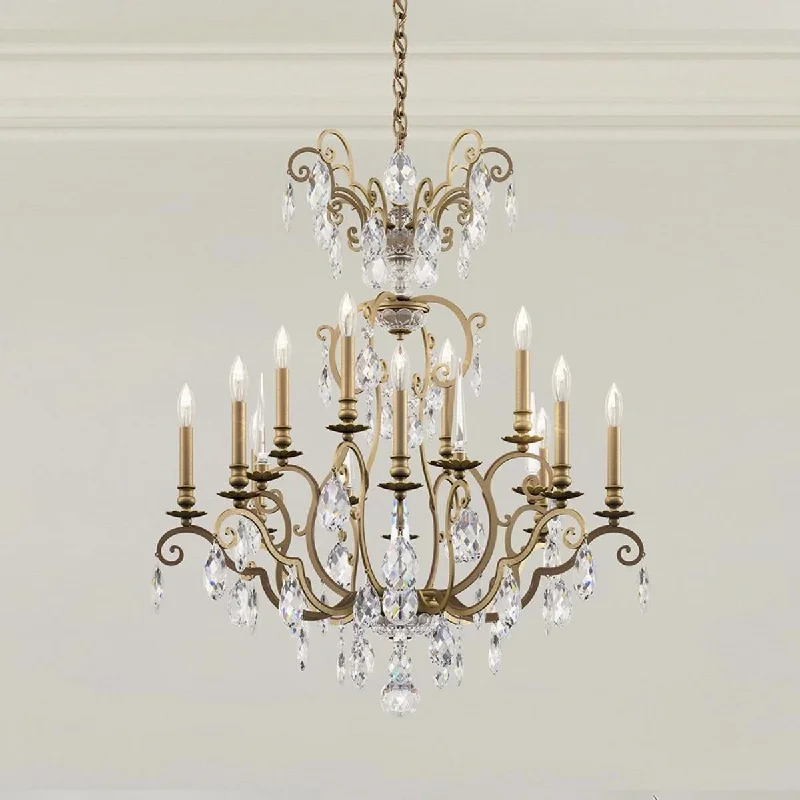 High - Bay LED Industrial Lighting for WarehousesRenaissance Nouveau 12 Light Etruscan Gold Chandelier with Heritage Crystal High - Bay LED Industrial Lighting for WarehousesRenaissance Nouveau 12 Light Etruscan Gold Chandelier with Heritage Crystal