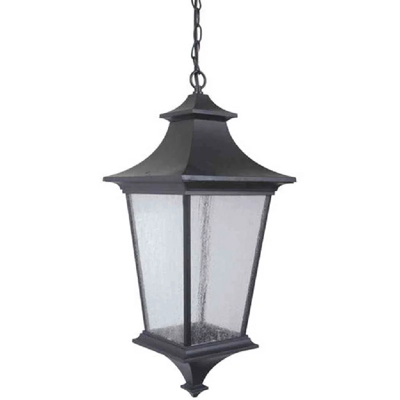 Industrial Area Lighting for Large Open SpacesArgent II 3 Light Outdoor Pendant in Midnight Industrial Area Lighting for Large Open SpacesArgent II 3 Light Outdoor Pendant in Midnight